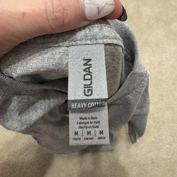 Kids Gildan Gray University of Georgia Bulldogs T-Shirt Youth M NWOT - Picture 3 of 3